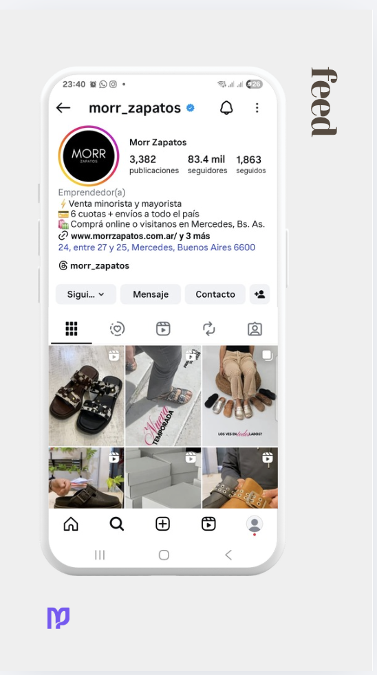 Feed - Morr Zapatos Instagram
