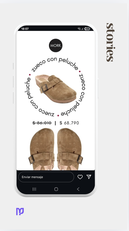 Story - Zueco con Peluche