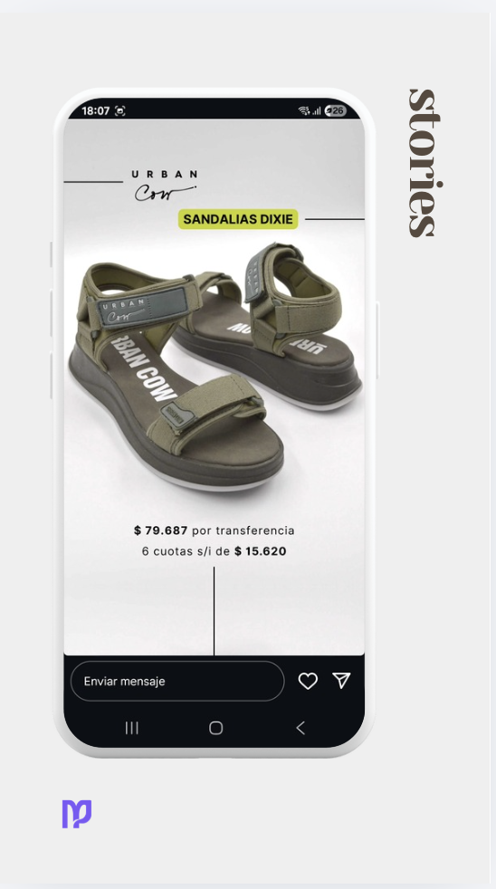 Story - Sandalias Urban Cow